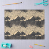 Vintage-Gebirgs-Wolken-Landschaft (2) Seidenpapier (Basteln)