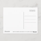 Vintage Gebirgsillustrations-Postkarte Postkarte (Rückseite)