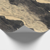 Vintage-Gebirgslandschaft mit Wolken (2) Geschenkpapier (Ecke)