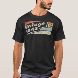 Vintage Geboren 1943 79. Geburtstag 79 Jahre alt T-Shirt