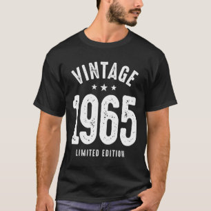 Vintage Geboren 1965 - 57. Geburtstag Retro Klassi T-Shirt