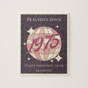 Vintage, geboren 1975, 50. 49. Geburtstag Puzzle