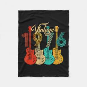 Vintage Geboren 1976 50. Geburtstag 50 Jahre alt G Fleecedecke