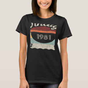 Vintage Geboren 1981 41. Geburtstag 41 Jahre alt 1 T-Shirt