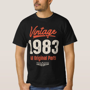 Vintage Geboren 1983 - 39. Geburtstag Retro Klassi T-Shirt