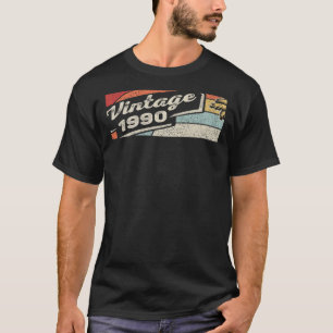 Vintage Geboren 1990 32. Geburtstag 32 Jahre Alt 1 T-Shirt