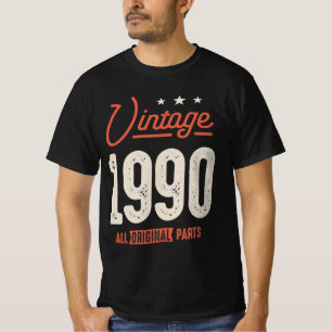 Vintage Geboren 1990 - 32. Geburtstag Retro Klassi T-Shirt