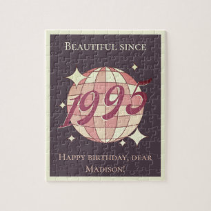 Vintage, geboren 1995, 30. 29. Geburtstag Puzzle