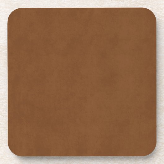 Vintage gebräunte lederne getränkeuntersetzer (Vorderseite)