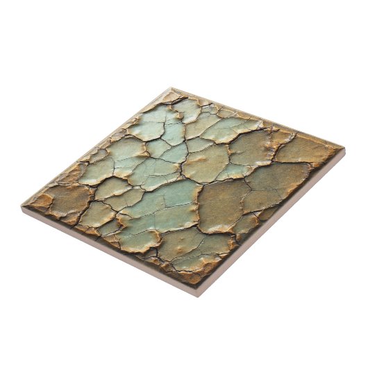 Vintage, gebrochene Tile Fliese (Seite)