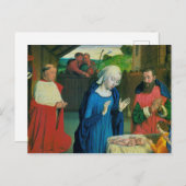 Vintage Geburt Jesu Postkarte (Vorne/Hinten)