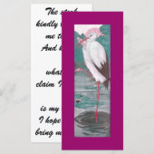 Vintage Geburtserklärung mit Stork (Vorne/Hinten)