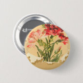 Vintage Geburtskarte Button (Vorne & Hinten)