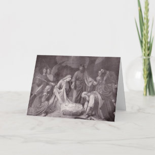 Vintage Geburtskarte Feiertagskarte