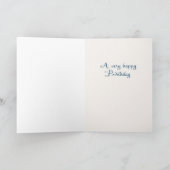 Vintage Geburtskarte Karte (Innenseite)