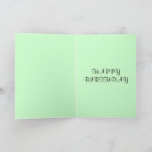 Vintage Geburtskarte Karte (Innenseite)