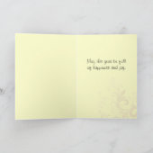 Vintage Geburtskarte Karte (Innenseite)