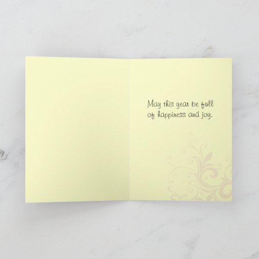 Vintage Geburtskarte Karte (Innenseite)