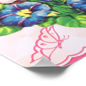 Vintage Geburtskarte Poster (Ecke)