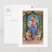 Vintage Geburtskarte Postkarte (Vorne/Hinten)