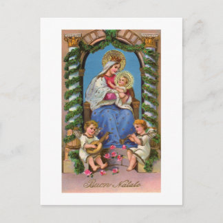Vintage Geburtskarte Postkarte