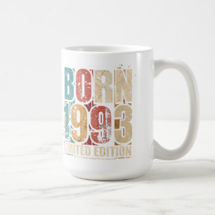 Vintage Geburtstags-Kaffeetasse 1993 - Zum perfekt Kaffeetasse