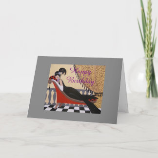 Vintage Geburtstags-Karte Karte