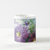 Vintage Geburtstags-Schale mit Blumen Kaffeetasse (Mittel)