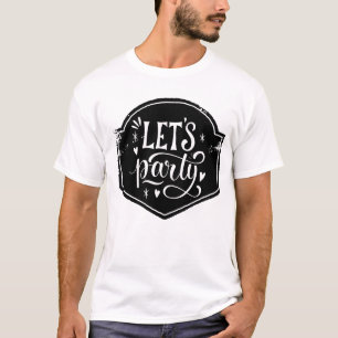 Vintage Geburtstags-T-Shirt Lasst uns feiern T-Shirt