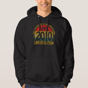 Vintage Geburtstagsdekoration April 2010 Hoodie