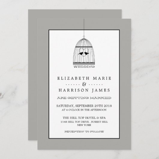 Vintage Geburtstagsfeier Einladung (Vorne/Hinten)