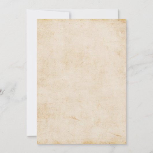 Vintage Geburtstagsfeier Einladung (Rückseite)