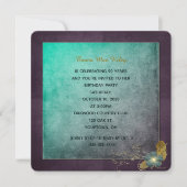 Vintage Geburtstagsfeier Einladung (Vorderseite)