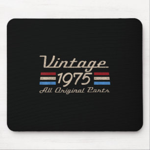 Vintage Geburtstagsfeier für Männer 50. 1975 Da Mousepad