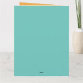 Vintage Geburtstagsfeier individuell anpassbar Karte (Rückseite)