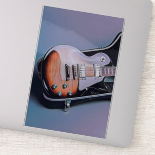 Vintage Geburtstagsgeschenk für Gitarre Aufkleber