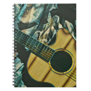 Vintage Geburtstagsgeschenk für Gitarre Notizblock