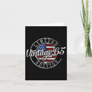 Vintage Geburtstagsgeschenke 1965 für Männer 60 Karte
