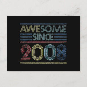 Vintage Geburtstagsgeschenke Phantastisch seit 200 Postkarte
