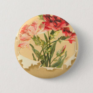 Vintage Geburtstagskarte Button