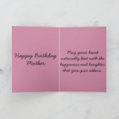 Vintage Geburtstagskarte für Ihre Mama Karte (Innenseite)