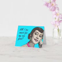 Vintage Geburtstagskarte