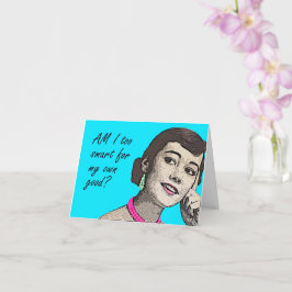 Vintage Geburtstagskarte Karte