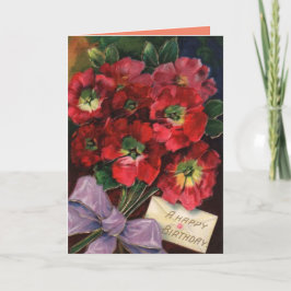 Vintage Geburtstagskarte Karte