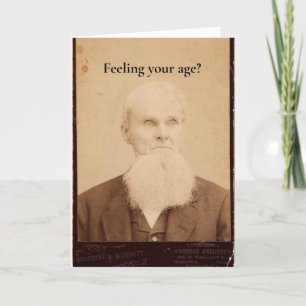 Vintage Geburtstagskarte Karte