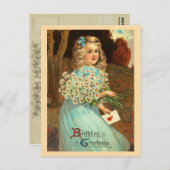 Vintage Geburtstagskarte Postkarte (Vorne/Hinten)