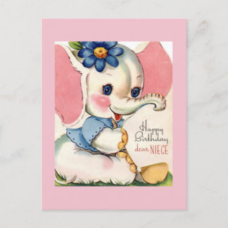 Vintage Geburtstagskarte Postkarte