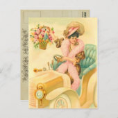 Vintage Geburtstagskarte Postkarte (Vorne/Hinten)