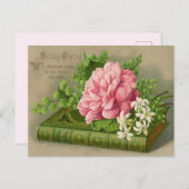 Vintage Geburtstagskarte Postkarte (Vorne/Hinten)