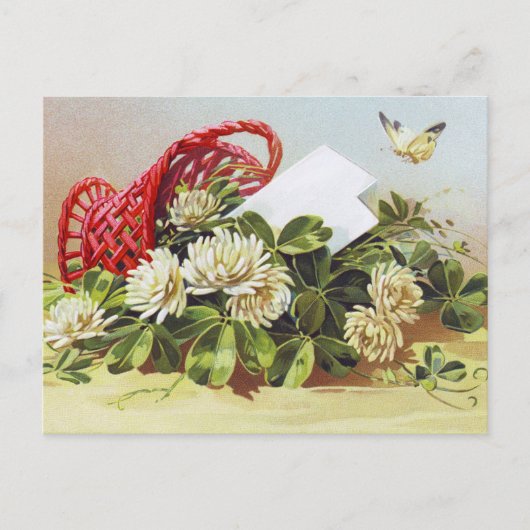 Vintage Geburtstagskarte Postkarte (Vorderseite)